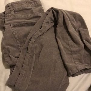 Gray Corduroy Pants
